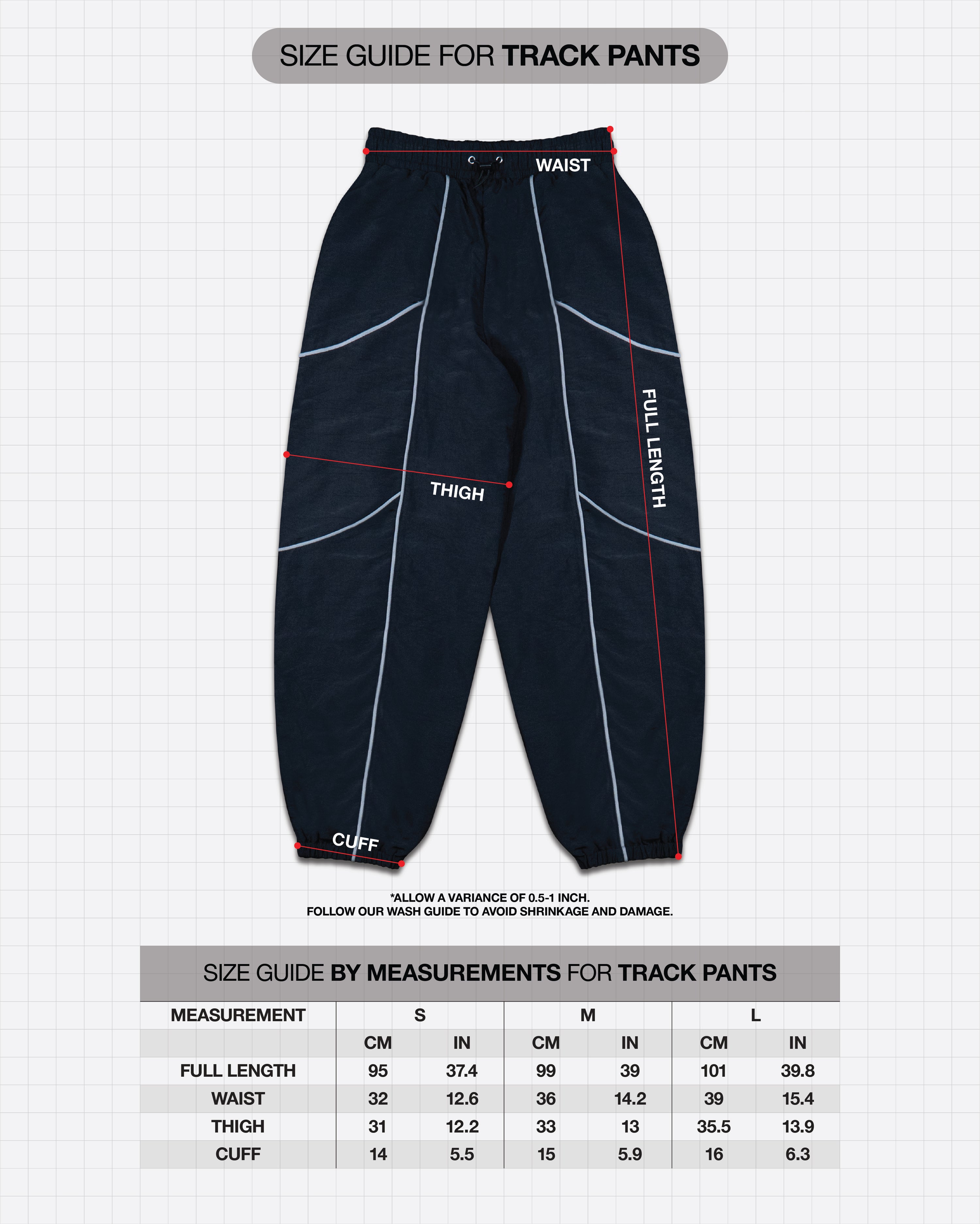 AHD TRACK PANTS