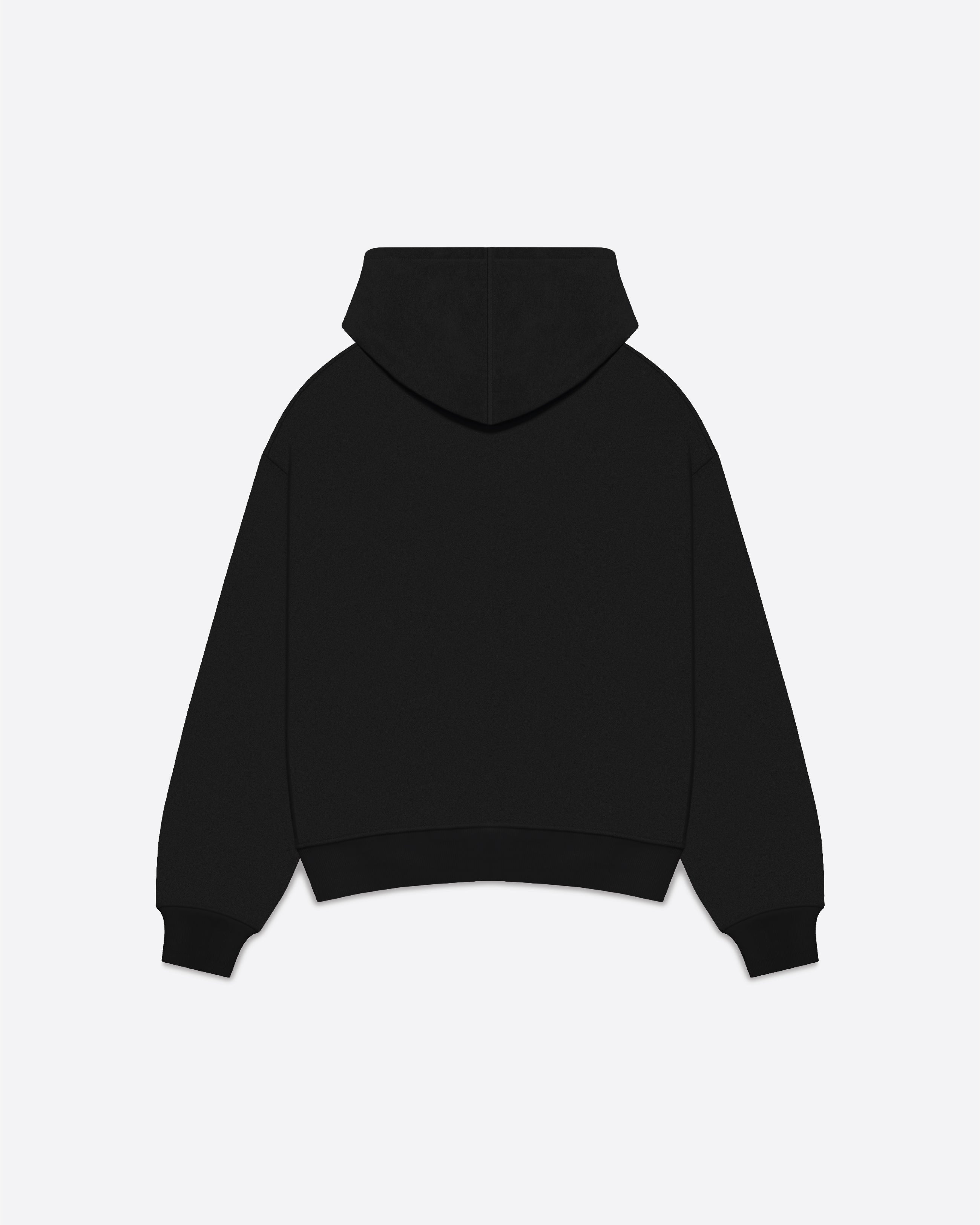 PREMIUM BLACK HEAVYWEIGHT HOODIE